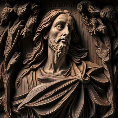 3D model st jesus (STL)